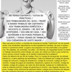 Affiche de grève avec une perspective de genre